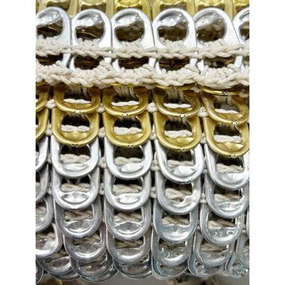 Stylish Gold and Silver Crossbody Bag - Picture 6 of 7